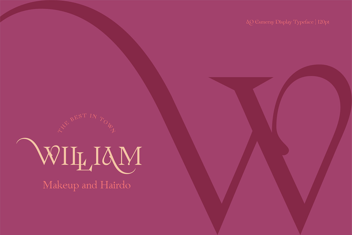 AO Esmeray - Display Typeface, a Font by OwunStudio (Photo 16 of 18)