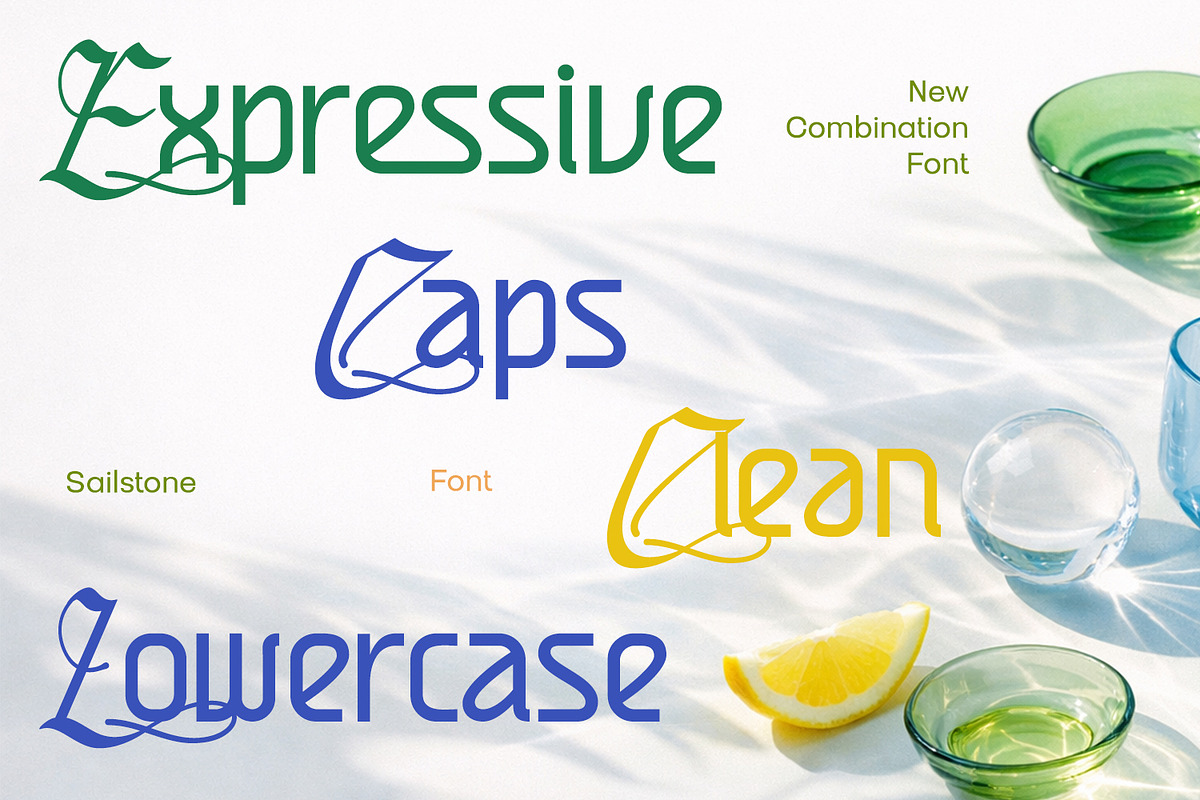 Sailstone, a Sans Serif Font by din-studio.com (Photo 2 of 12)