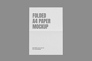 Folded A4 Paper Flyer Mockup, a Product Mockup by graphypix (Thumbnail 4 of 4)