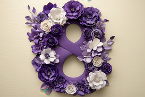 Elegant floral arrangement showcasin, a Photo by Pavel_design