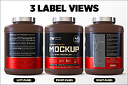 5lb Whey Protein Jar Mockup B1-Pro, a Packaging Mockup by Design Warlord (Thumbnail 6 of 16)