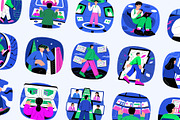 Metaverse Technology Illustration, a Technology Illustration by Creative Stall (Thumbnail 5 of 9)