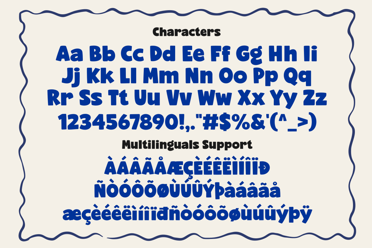 Chunky Bolde, a Sans Serif Font by zeenesia (Photo 9 of 9)