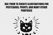 Geometric Tattoo Procreate Stamps, a Brush Add-On by Nuclear Brushes (Thumbnail 4 of 10)