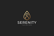 Serenity Logo Water Drop & Letter S, a Branding & Logo Template by Signatoro (Thumbnail 3 of 3)