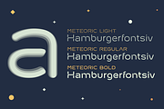 Meteoric Light Font, a Sans Serif Font by Nuno Dias (Thumbnail 2 of 6)