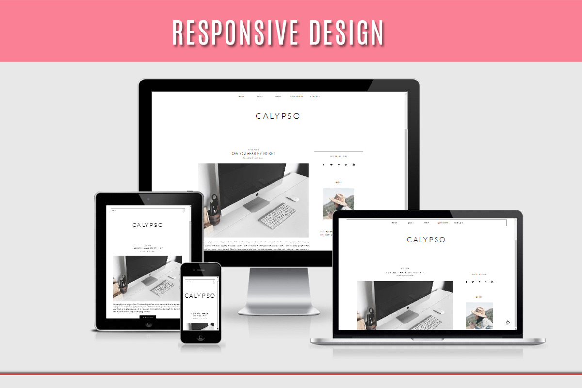 Blogger Template Responsive -CALYPSO, a Websites & App Template by Vefio Themes (Photo 3 of 3)