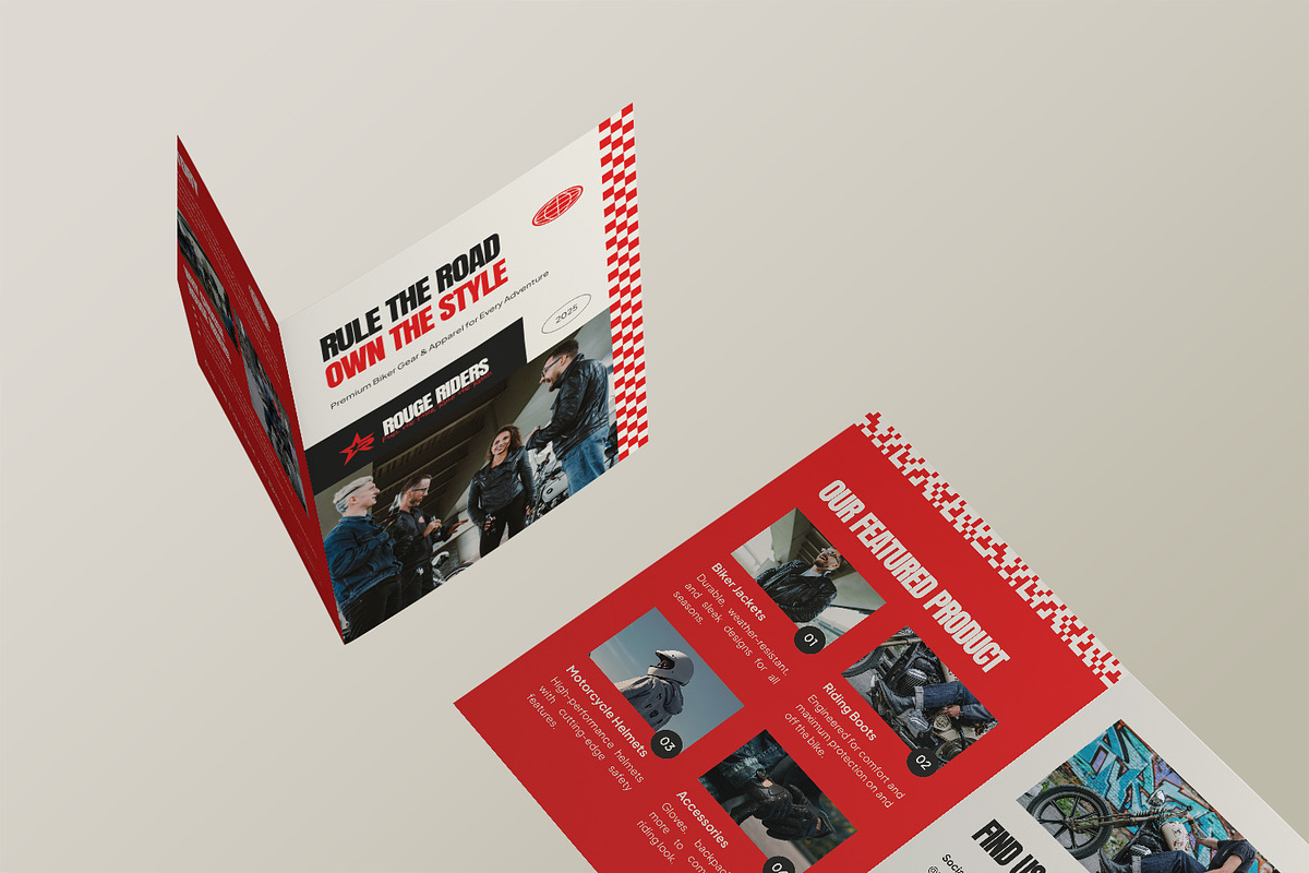 Rouge Riders - Bifold Brochure, a Brochure Template by StreaksideStd (Photo 3 of 3)