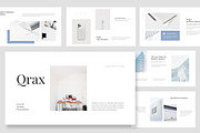 Qrax : Growth Strategy Google Slides, a Presentation Template by Punkl Camp (Thumbnail 1 of 16)