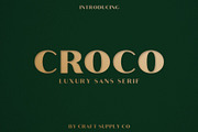 Croco - Luxury Sans Serif Font, a Sans Serif Font by Craft Supply Co. (Thumbnail 6 of 12)