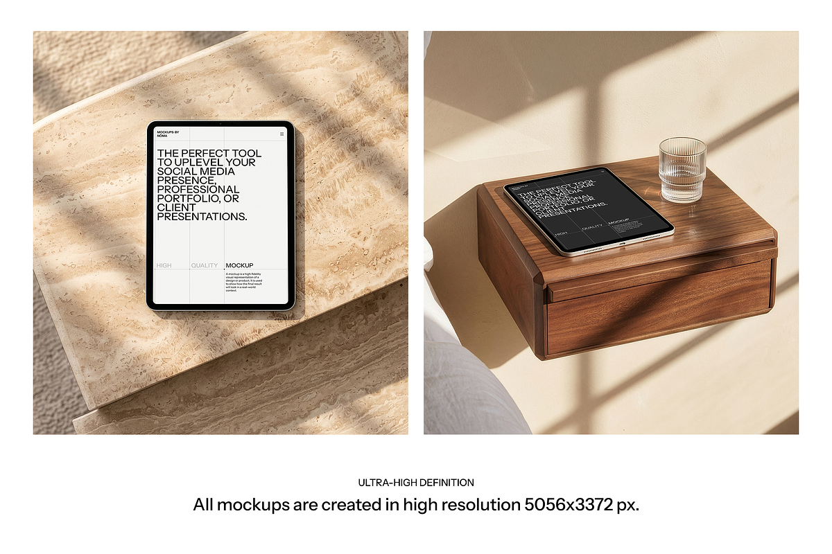 Aesthetic iPad Mockup Set, an iPad Mockup by The Noma Studio (Photo 5 of 7)
