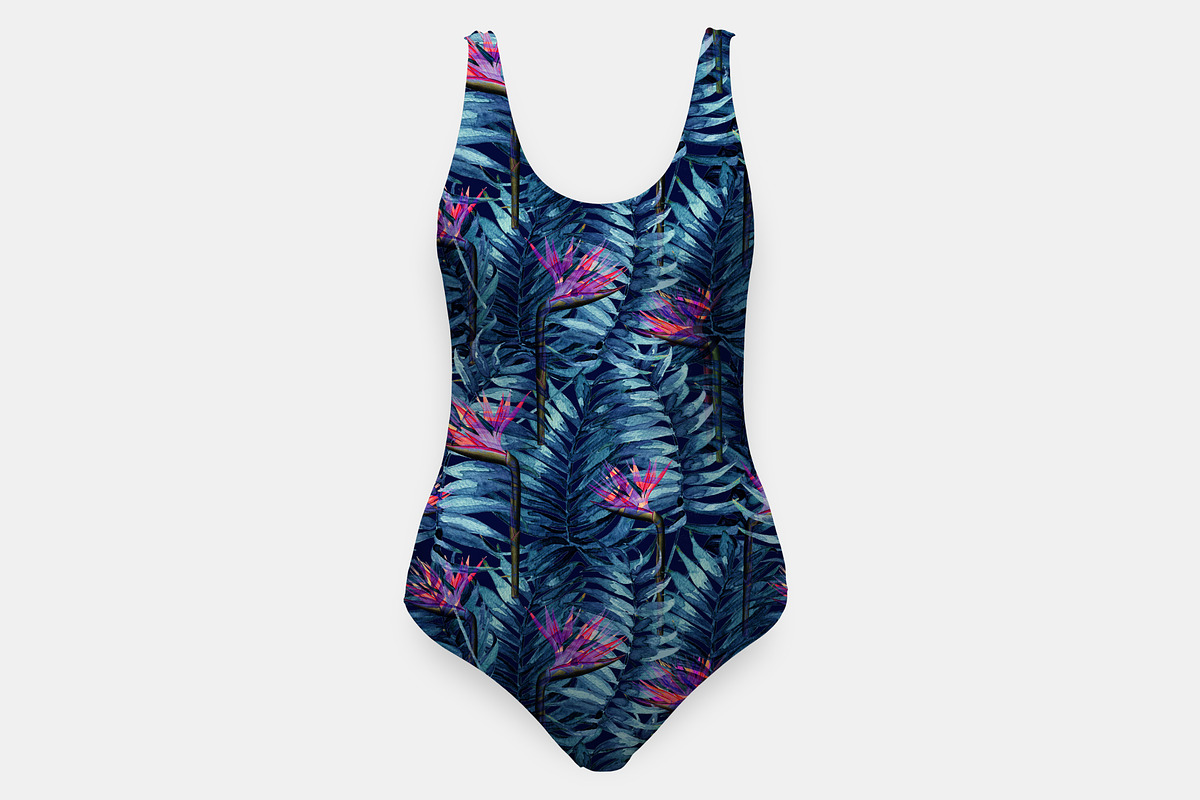 Tropical Leaves & Seamless Pattern, a Pattern Graphic by Talip Memis (Photo 6 of 6)