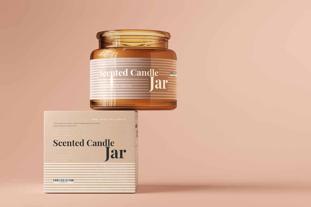 Amber Glass Candle Mockup Bundle, a Packaging Mockup by pmvch (Photo 97 of 135)