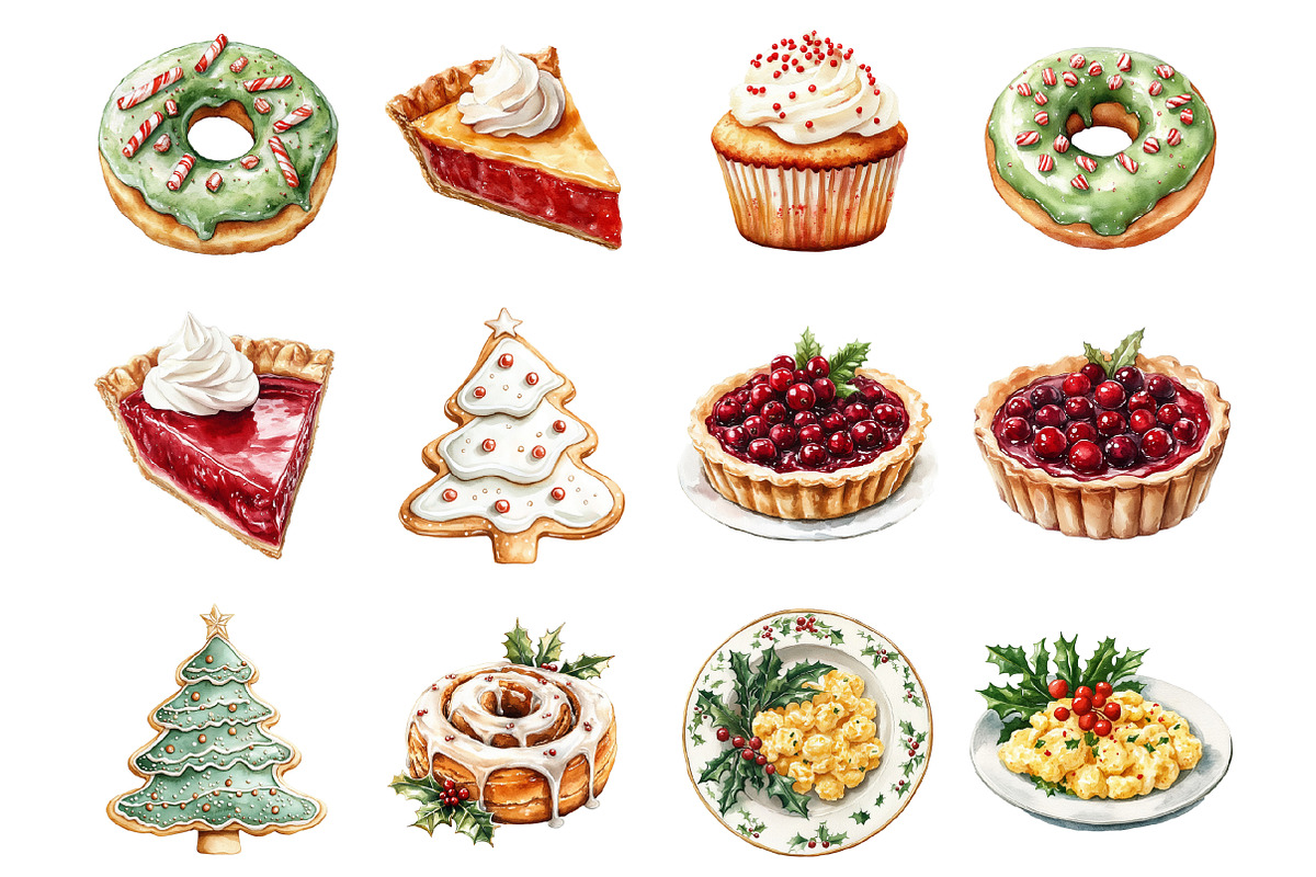 Cozy Christmas Breakfast Clipart, a Graphic by CitraGraphics (Photo 2 of 3)