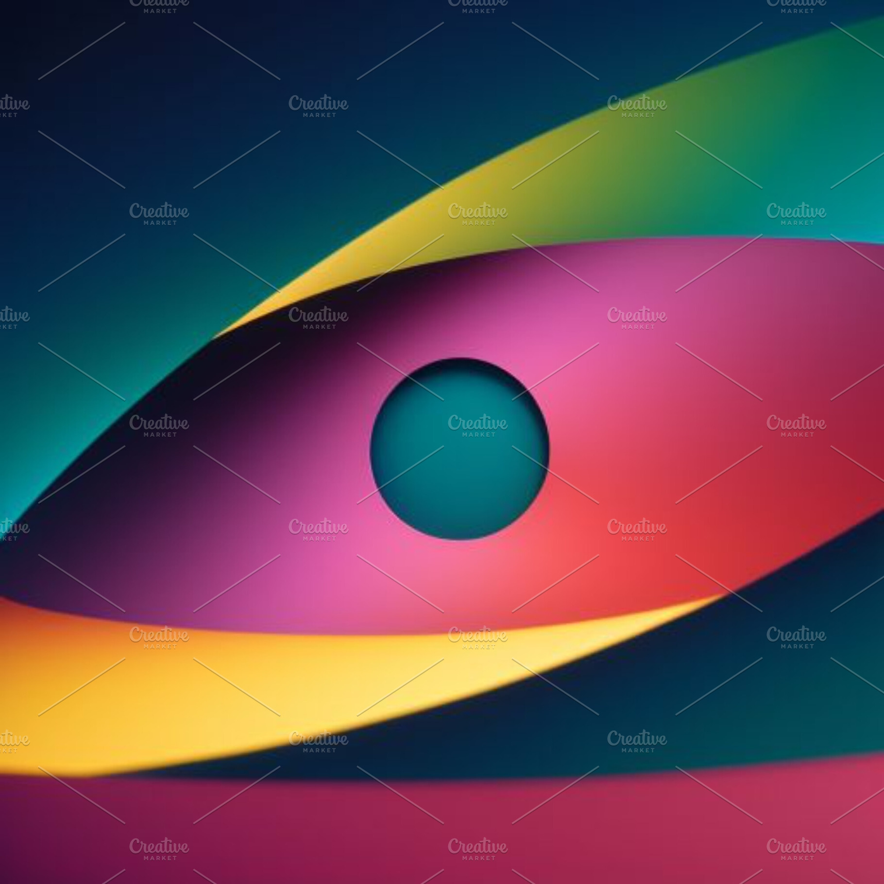 Abstract background wavy colorful, an Abstract Photo by ComfortQ