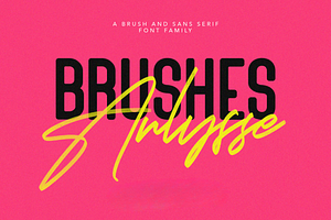Arlysse SVG Brush Font