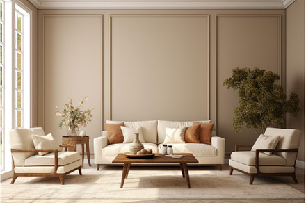 Classic interior design featuring, a Nature Photo by Ylivdesign