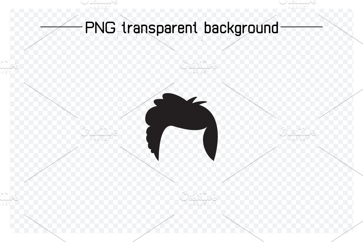 Hairstyle and Wig Icons Set, a Solid Icon by Designfour (Photo 2 of 7)