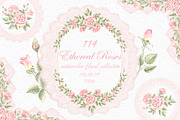 Ethereal Roses watercolor collection, a Decorative Illustration by susie-p-art (Thumbnail 1 of 19)