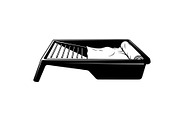 Paint Roller Tray Icon Silhouette, an Icon by hafijul (Thumbnail 8 of 10)