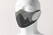 Side View Mannequin Face Mask Mockup, a Mask Mockup by DesignRushMarket (Thumbnail 1 of 2)