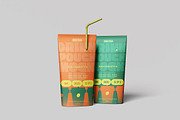 Editable Drink Pouch Mockup, a Packaging Mockup by bimockup (Thumbnail 2 of 6)