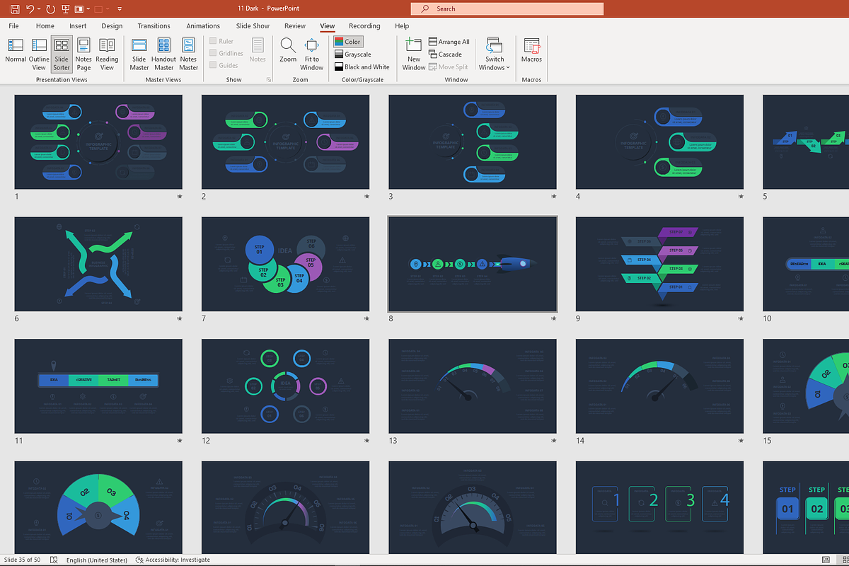 Ultimate PowerPoint Template, a Presentation Template by Infographics project (Photo 11 of 12)