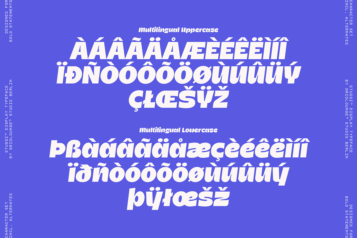 Stuggi — Regular & Italic, a Sans Serif Font by Gridlounge (Photo 7 of 12)