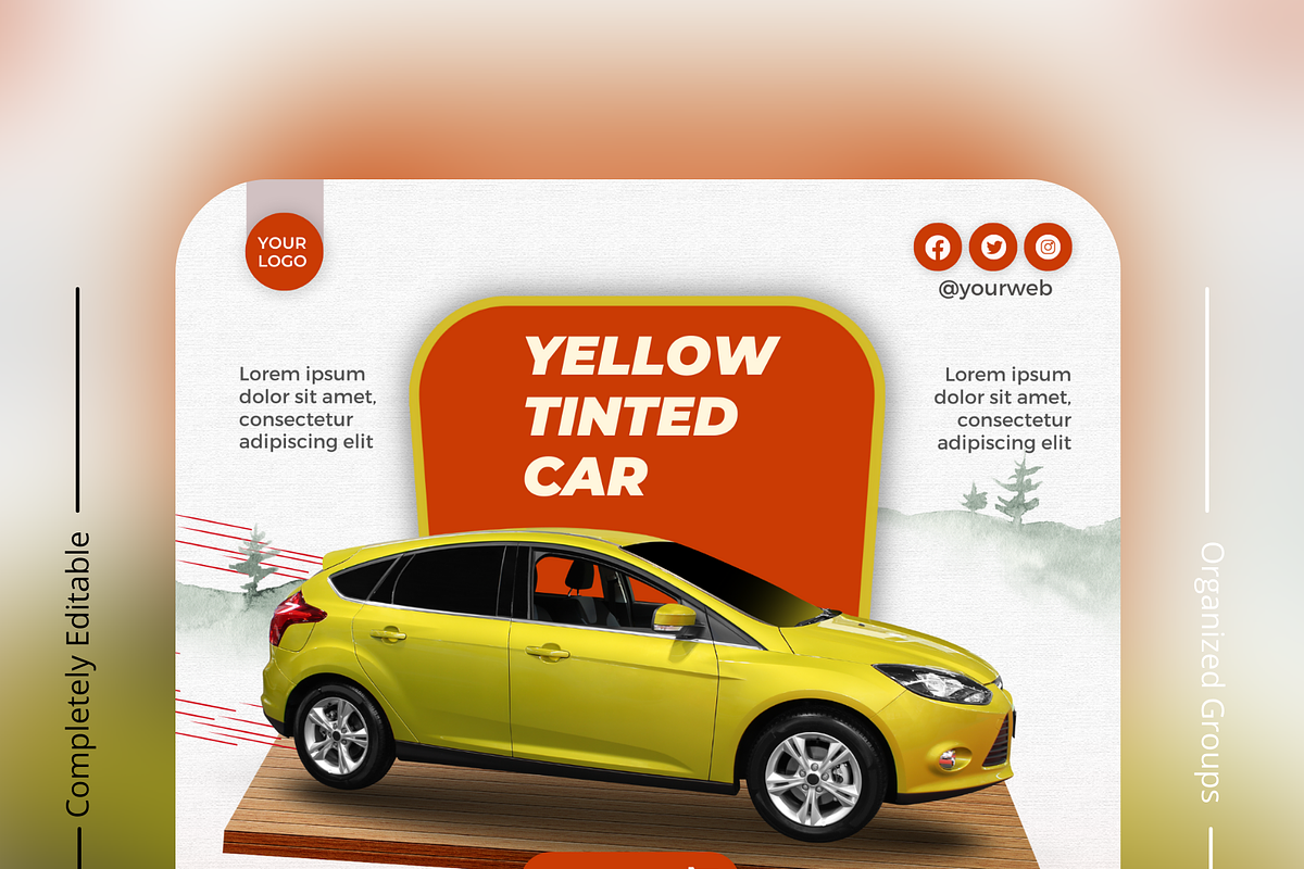 Automotive & Tech Design Templates I, a Social Media Template by Exceptionalways (Photo 16 of 36)