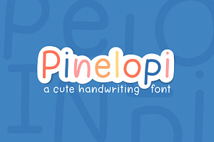 Pinelopi cute handwriting font