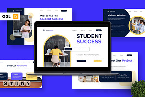 Student Success - Education GSL, a Presentation Template by Deepslide Studio