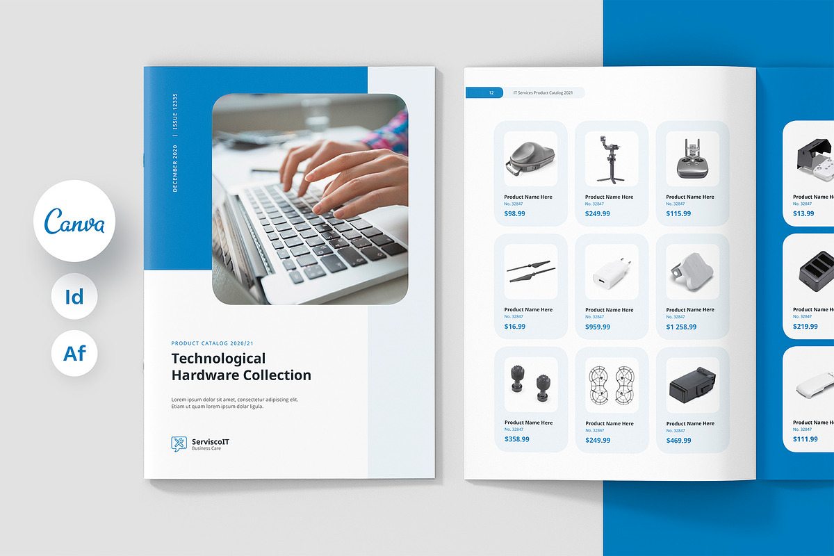 IT Service Product Catalog Template, a Brochure Template by artbart (Photo 1 of 6)