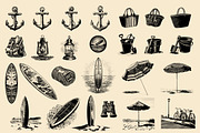 Vintage Coastal Travel Illustrations, an Object Illustration by Nocturnal Wolf (Thumbnail 12 of 27)