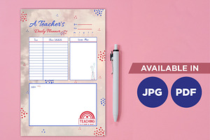 Teacher Daily Planner