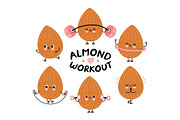 Fruits Workout Characters Bundle, a Food Illustration by Slavko Kahovsky (Thumbnail 9 of 10)