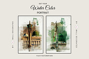 6 Makkah & Madinah Holy Sites Water Color Wallpapers preview 3