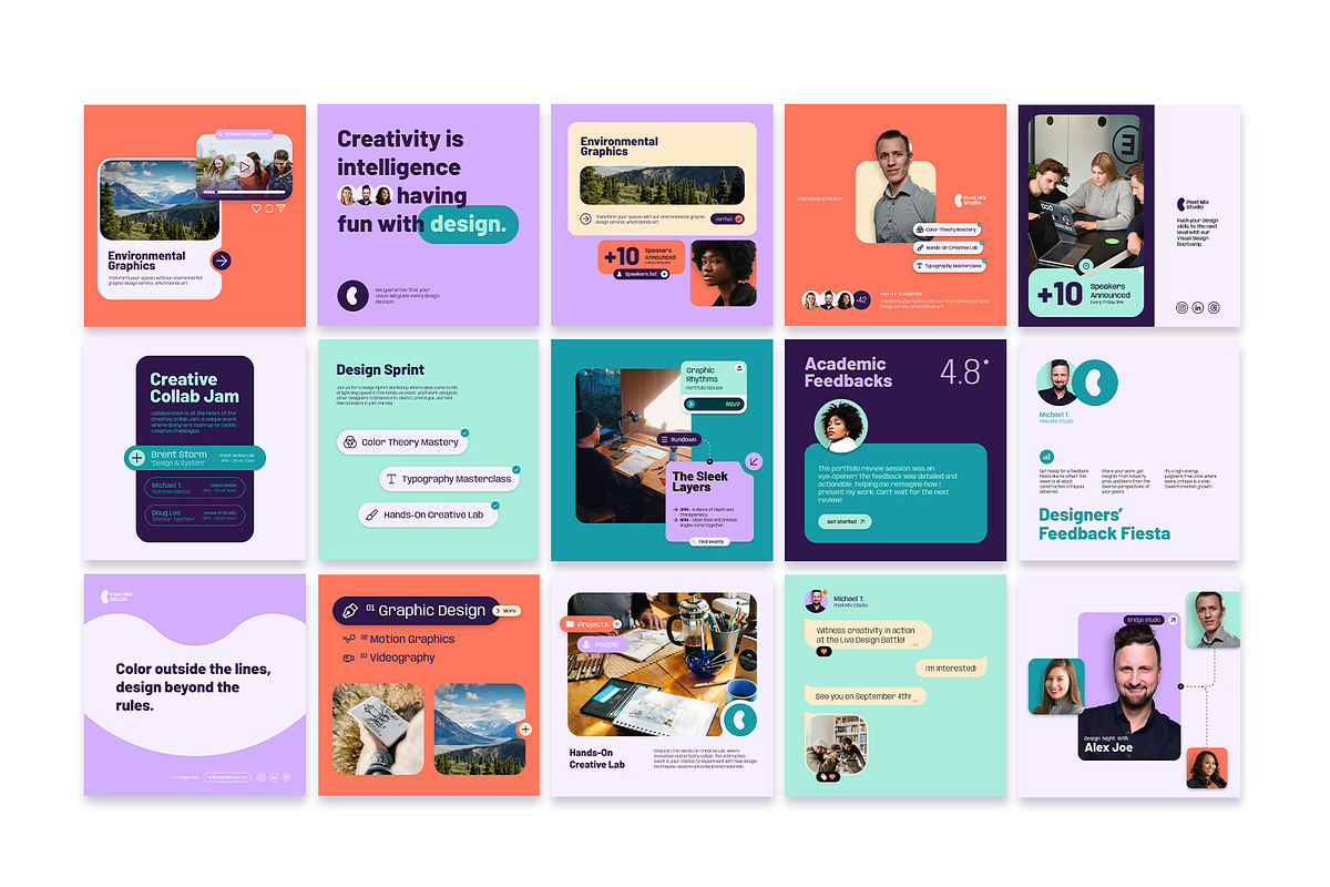 Creative Digital Agency Instagram, a Social Media Template by Louds Studio (Photo 4 of 4)
