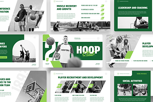 Basketball Sport PowerPoint Template, a Presentation Template by YossyOneStd