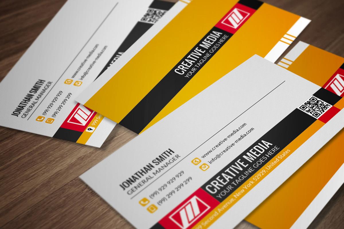 Corporate Business Card CM066, a Business Card Template by annozio (Photo 1 of 4)