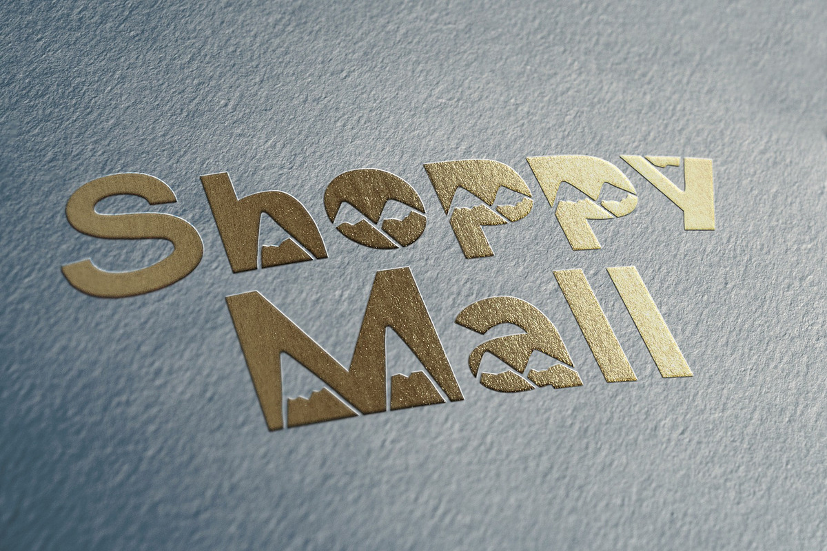 NOTRES Geometric Cutout Display Font, a Sans Serif Font by Volf Mockups (Photo 9 of 9)