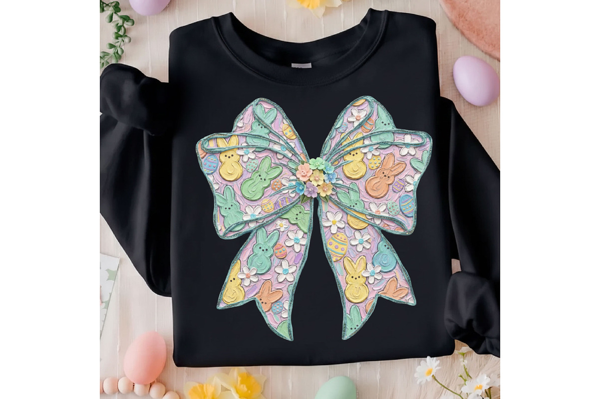 Brushstroke Easter Bow Png Easter, an Illustration by Designking (Photo 2 of 6)