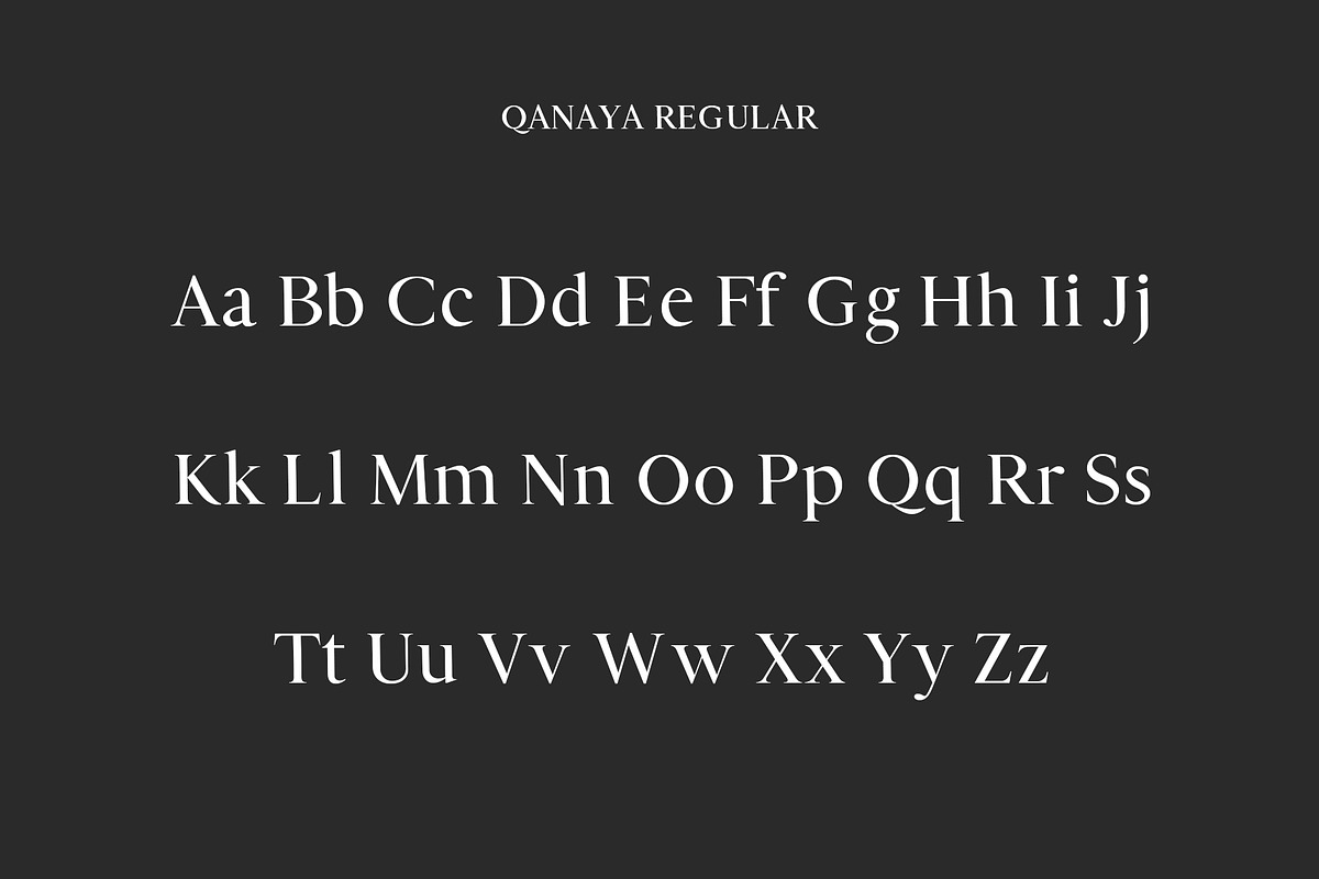 Qanaya Serif Font Family Pack preview 2