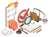Law & Justice Set 01, a Person Illustration by AndriiStore (Thumbnail 4 of 11)