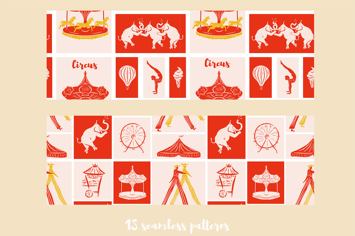 Circus Clipart Vector PNG EPS, a Decorative Illustration by Anada Arty (Photo 6 of 12)