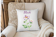 Blush and Dusty Rose Wildflower, an Illustration by MockupWizard (Thumbnail 6 of 6)