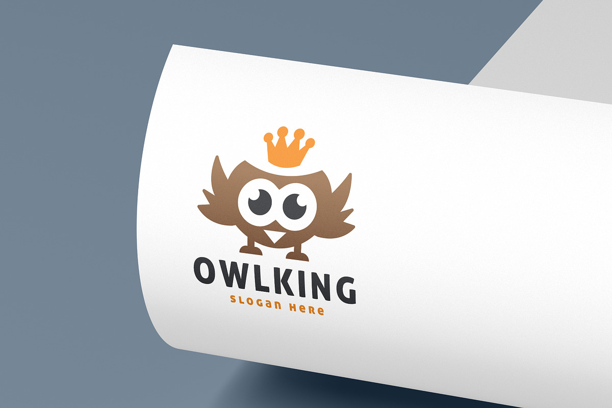 Owl King Bird Logo, a Branding & Logo Template by Design_Planet (Photo 1 of 4)