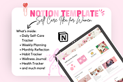 Notion Self Care Ideas for Women, a Templates & Theme by bellaROSEworkshop (Thumbnail 9 of 11)
