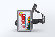 Lanyard Name Tag Badge Mock-Up, an Advertising Mockup by DesignRushMarket (Thumbnail 6 of 10)