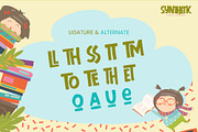 Syhthetic - Playful Typeface Font, a Sans Serif Font by Gassstype (Thumbnail 7 of 8)