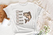 Boat Rod Bait Beer Fish PNG, Funny, an Illustration by SharpMarketplace (Thumbnail 7 of 9)
